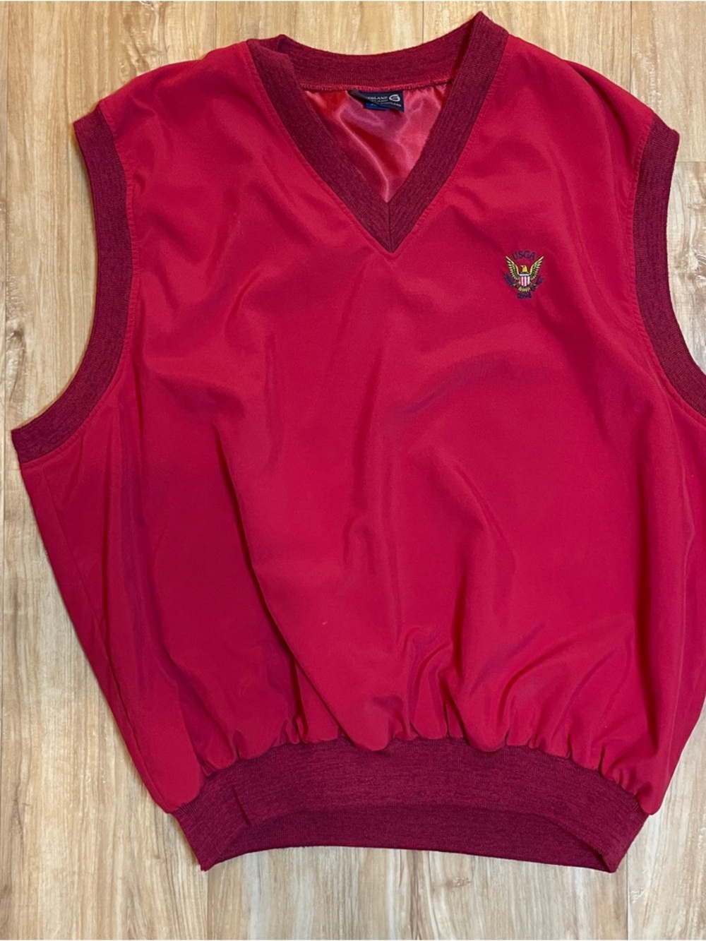 US Golf Association 1894 Windbreaker Golf Vest Large Sunderland Of Scotland, XXL